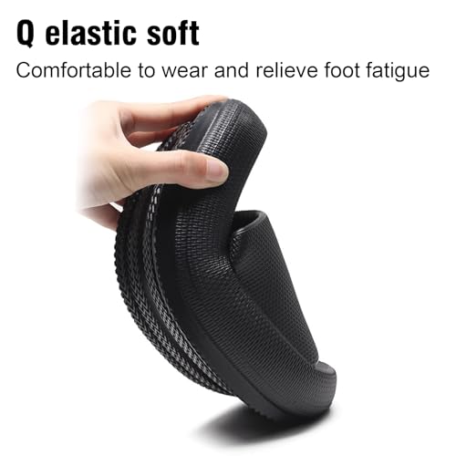 Cloud Slippers For Women Shower Shoes Pillow Slides Indoor House Outdoor Flip Flops For Men Bathroom Non-Slip Home Bubble Foam Beach Platform Slippers4