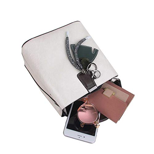 Sac à défilant blanc 19cm idéal pour vos sorties urbaines chic