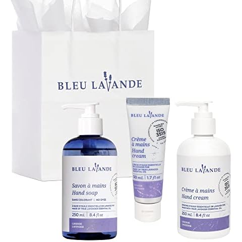 Bleu Lavande - Soothing Hand Care Aromatherapy Set – Lavender Hand Soap & Lavender Hand Creams – Infused with Premium and 100% Pure Lavender Essential Oil - Natural & Vegan Lavender Products Cover