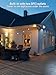 LEONLITE 28W LED Security Light with GFCI Outlets, Motion Sensor & Dusk to Dawn Flood Lights Outdoor, Adjustable 2-Head, Wet Location, 5000K Daylight, ETL Listed, White
