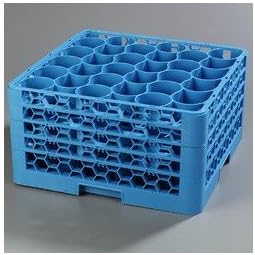 OptiClean NeWave 30 Compartment Glass Rack with 4 Extenders