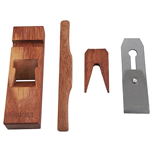 ANKROYU 11,5 × 3,1 × 2,6 pollici Pialla a mano, Pialla da carpentiere in acciaio al manganese 65, Pialla a mano per utensili da falegname per il taglio e la lucidatura (220 mm)