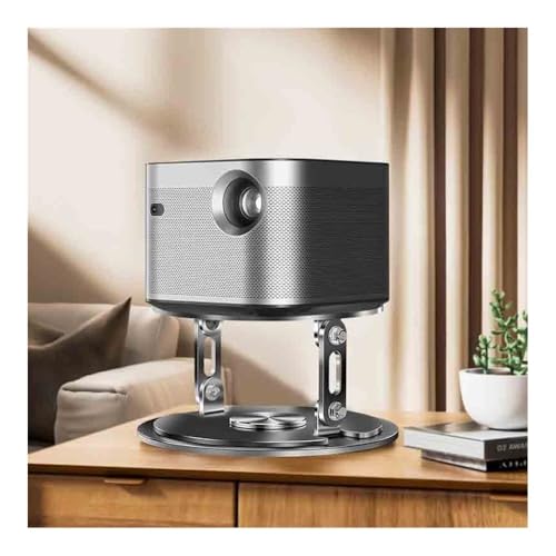Support de projecteur universel blanc avec base métallique rotative - 6