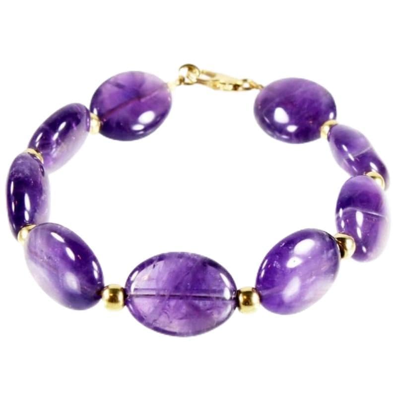 Pulsera de amatista para yoga y meditación en el día a día