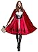 Women Little Red Riding Hood Costume Christmas Halloween Party, Red, Size 8.0