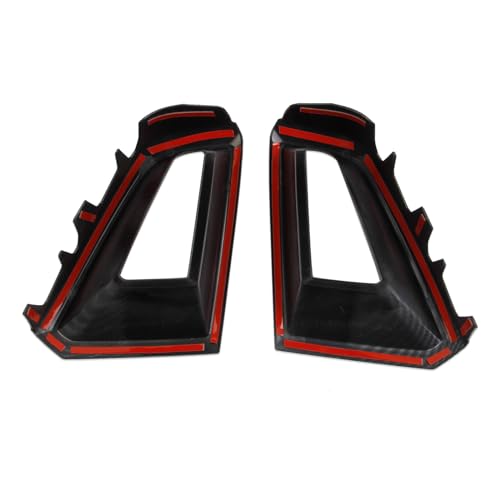 Image of Carbon Fiber Style Front Bumper Trim Grille Side Cover for 2023-2026 Chevrolet Colorado