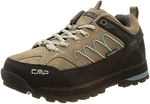 CMP Femme Moon Mid WMN Chaussures De Trekking WP Marche, Bleu Azur, 37 EU