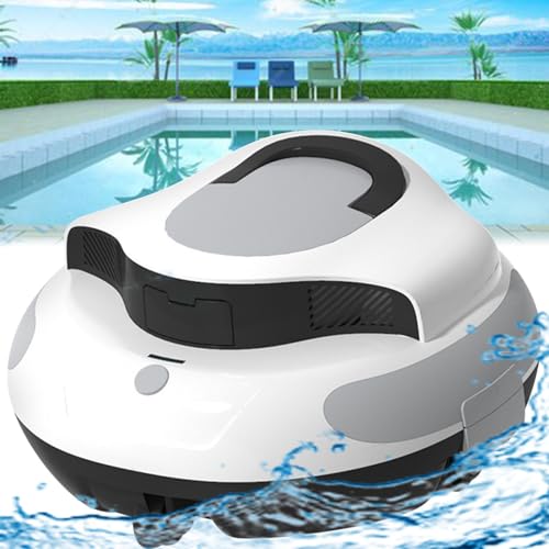Robot Limpiados Piscina, Aspirador De Piscina Funciona 100 Minutos, Estacionamiento Automático, Fuerte Potencia De Succión, Limpiafondos Piscina Inalámbrico Hasta 92 M Robot Limpiados Piscina, Aspirador De Piscina Funciona 100 Minutos, Estacionamiento Automático, Fuerte Potencia De Succión, Limpiafondos Piscina Inalámbrico Hasta 92 M