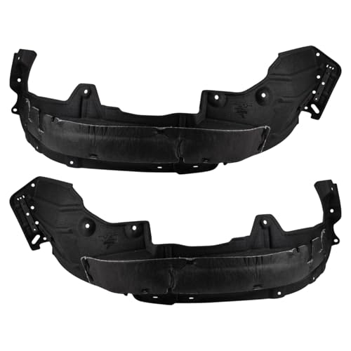 Image of TRQ Front Inner Fender Liner Set Compatible with 2019-2021 Lexus NX300 NX300h LX1248139 LX1249145
