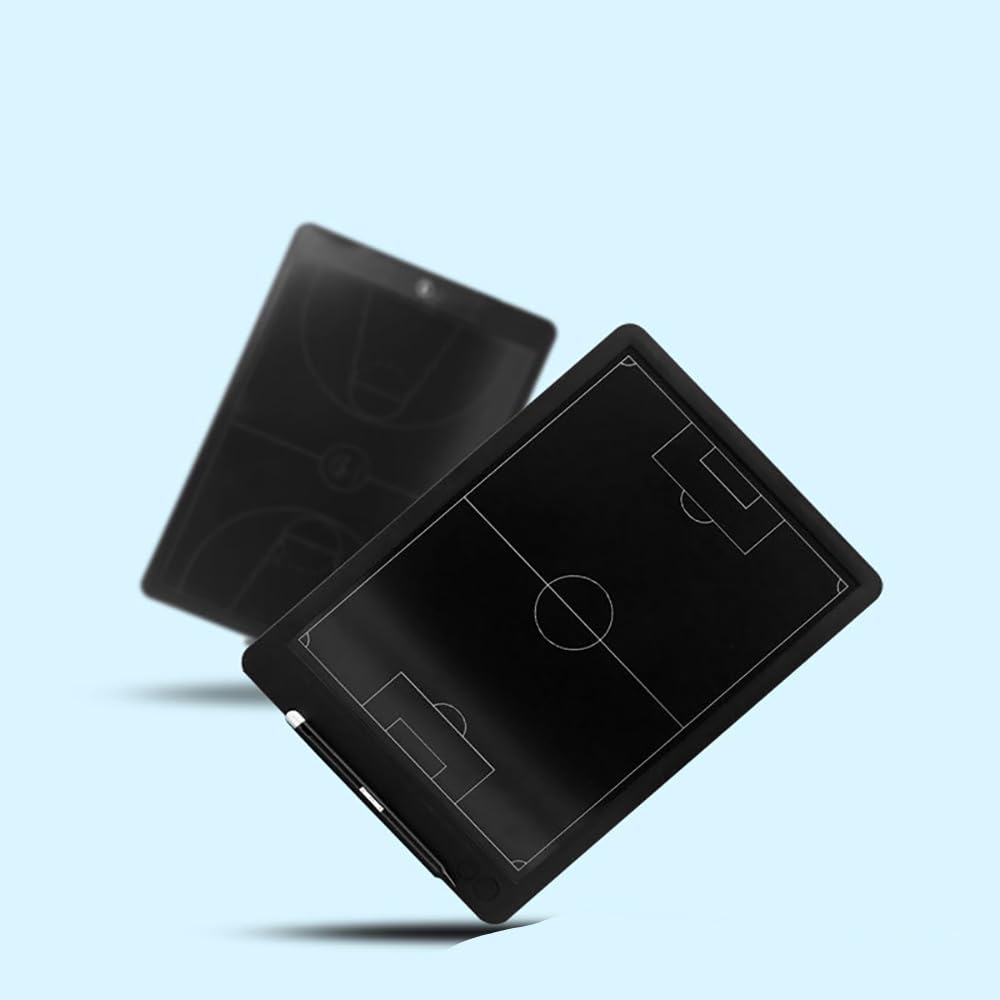 Appunti tattici per allenamento tattico, schermo LCD da 15 pollici, con interruttore di blocco trasparente e penna stilo, lavagna strategica per allenatori e piani di gioco
