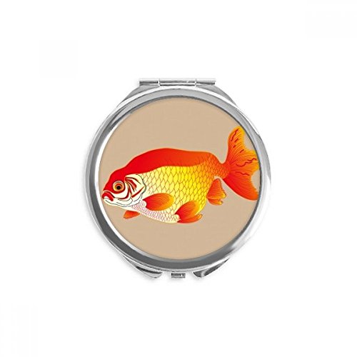 Miroir de poche portable culture japonaise pour retouches maquillage en voyage
