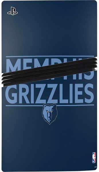 Skinit Decal Gaming Skin Compatible with PS5 Pro Console - Officially Licensed NBA Memphis Grizzlies Standard - ¬†Blue Design