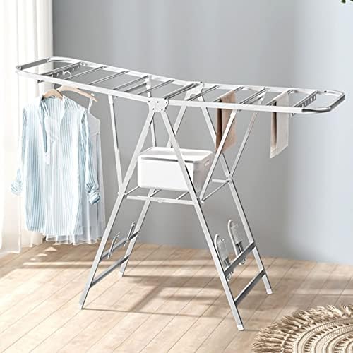Foldable Portable Space Saving Clothes Drying Rack, Wall Mounted Clothes Rack, Clothes Drying Racks Outdoor,for Drying Cap, Face Mask, Socks, Towels, Underwear, Diapers