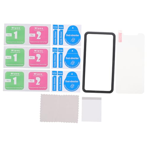 CONGARTENO 2 juegos Protector de Pantalla de Vidrio Templado para y Paquete de Unidades Diseño Resistente y Fácil Instalación Accesorios para Móvil Duraderos y