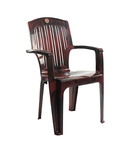 Image of CELLO Comrade Chair Set Pack of 2 - Rose Wood | Strong and Durable | Easy to Clean | Chair for Living Room, Bed Room, Kitchen, Office Room, Outdoor | 3 Years Warranty
