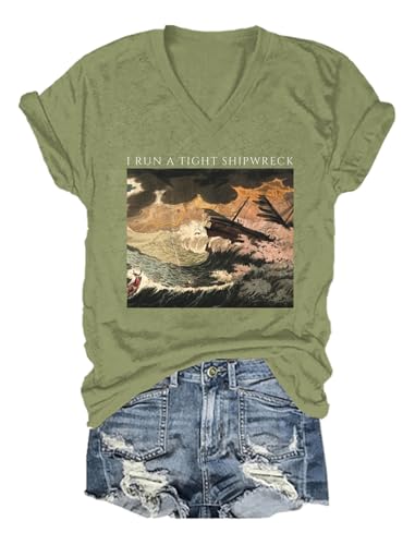 I Run A Tight Shipwreck Shirt Homeschool Mama Shirt I