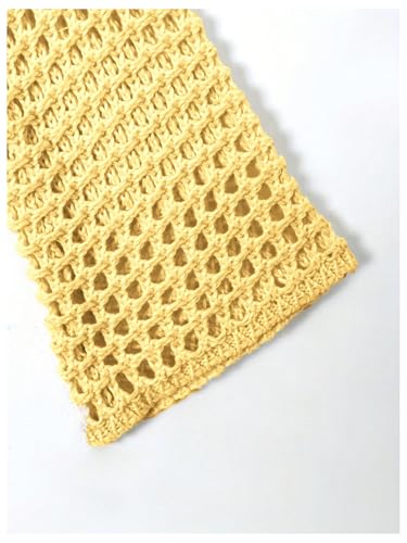 Verdusa Women's Crochet Shoulder Shrugs Summer Lightweight Hollow Half Sleeve Cardigan Grunge Clothes3