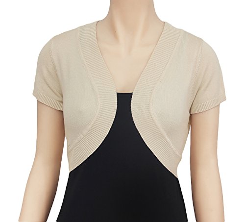 Image of Sofishie Trendy Short Sleeve Shrug Open Cardigan
