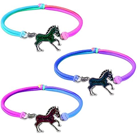 flintronic 3PCS Pulsera de Caballos para Niñas Cover