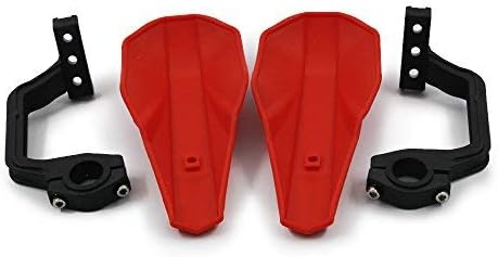 JFG RACING Red Handguard 7/8"and 1 1/8"Hand Guard for CRF50 CR80 CR85 CRF110 CR125R CR250R CR500R CRF150R CRF150F Motorcycle Dirt Bike Pit bike