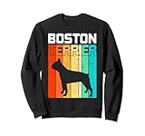 boston terrier cane retro vintage style stripes felpa