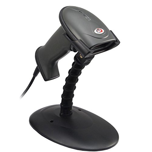 KALEA-INFORMATIQUE Handtuch Laser Barcodescanner. Mit freihändigem Portal, serieller Anschluss RS232 DB9. Für EAN, Code 39, Codabar, Code 128 usw