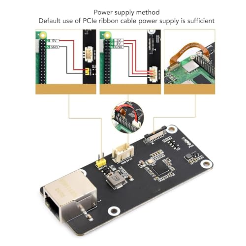 Fabater PCIe a Adaptador Ethernet 2.5G, Controlador RTL8125, Puerto LAN RJ45 2.5 Gigabit, Plug and Play para Proyectos de Redes y NAS miniatura 4