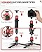 IFOOTAGE Cobra 3 Strike Monopod A150S-Ⅲ with K5S Fluid Head Komodo, One-Touch Lifting Aluminum Video Monopod with Removable Tripod Base, Payload 11lb 60