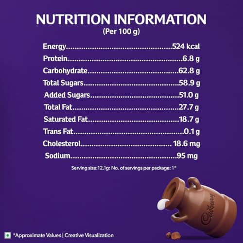 Image of Cadbury Dairy Milk Chocolate Bar, 12.1 g