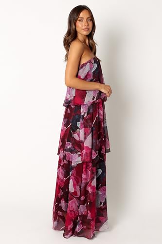 Image of Petal & Pup Women's Bloom Strapless Maxi Dress