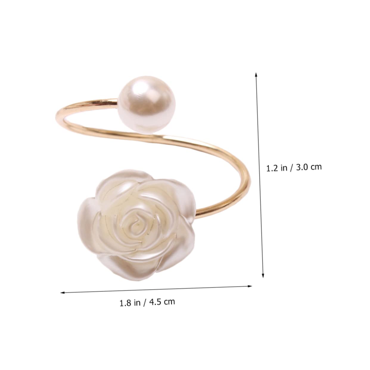 OUNONA 3 Series Anillo De Servilleta De Decoración De La Boda Decoración De La Mesa De La Boda Decoração Christmas Decoration Delicado Servilletero De Metal 6 Piezas*3