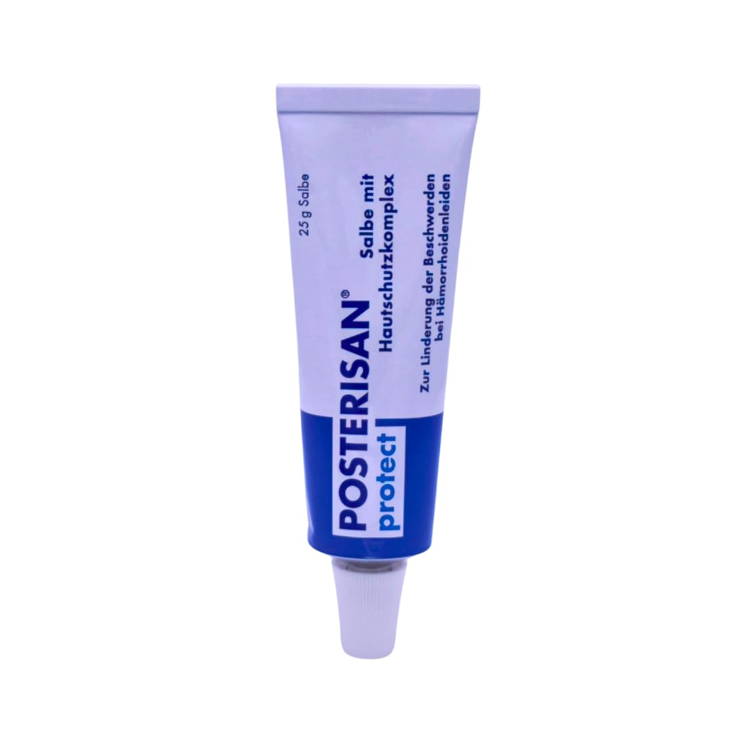 Posterisan protect Salbe mit Applikator 25 g I Rektalsalbe mit Hautschutzkomplex I zur Linderung von Hämorrhoiden-Beschwerden I Spar-Set plus Pharma Perle give-away (Posterisan protect 3x 25 g)