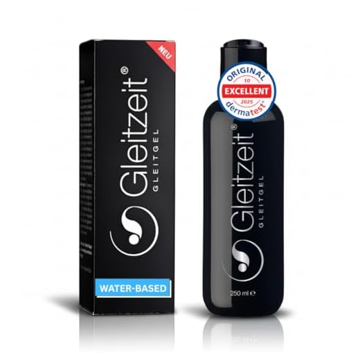 Gleitzeit® Gleitgel wasserbasiert (250ml) PREMIUM Sex Gleitmittel sensitives Intimgel