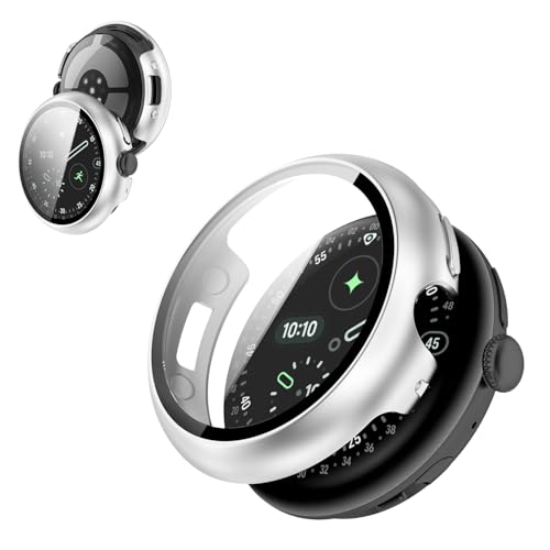For Google Pixel Watch 4 45mm Jo[ P[X [d⏕svŏ[d\ یJo[ KXtB ̌^ hoyHUKWIMOz 3DSʕی wh~ HDߗ ɋ ɔ  ˒ጸ (Vo[ ?)