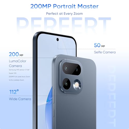 Image of realme 16 Pro 5G Smartphone 12+256GB Pebble Grey, 144Hz AMOLED Display,7000mAh Battery,80W SuperVOOC, 200MP Primary Camera 50MP Front Camera, MediaTek 7300-Max Processor,IP69