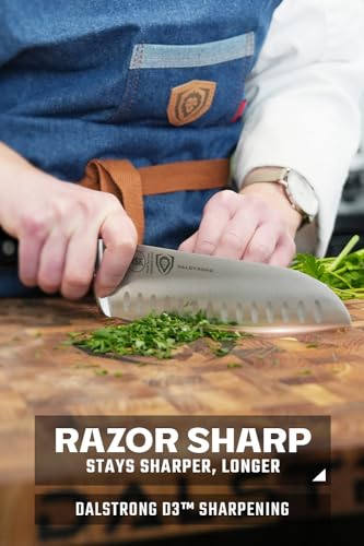 DALSTRONG Santoku Knife - 7 inch - Gladiator Series Elite - High Carbon German Steel - Sheath Included - Razor Sharp Kitchen Knife - Asian Vegetable Knife - NSF Certified - Image 2