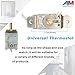 AquaMonica Universal Fridge Freezer Refrigerator Thermostat WPF-22 Temperature Cold Control Thermostat 1PCS