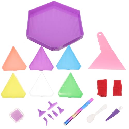 DIYEAH Bandeja De Pintura De Diamantes Ferramentas De Arte De Diamante Kit De Bandeja De Strass Aces