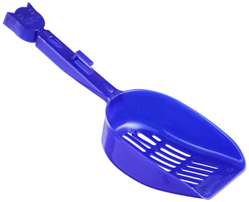 جاروف المرحاض الصحي للقطط من ايه ام بتس – أزرق، 10-1001