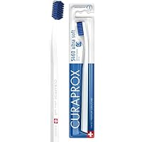 Curaprox CS 5460 Ultra Soft Toothbrush, White-Blue, Made in Switzerland