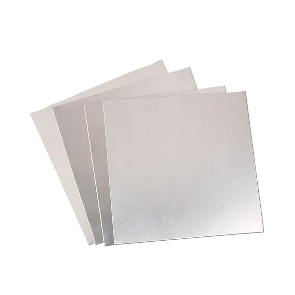 1 pièce de tôle de fer haute pureté, plaque de fer carrée transformable de 100 mm x 100 mm, for accessoires électroniques(1x100x100mm)