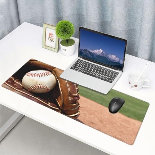 Tapis de souris de jeu baseball XXL 80x30cm antidérapant