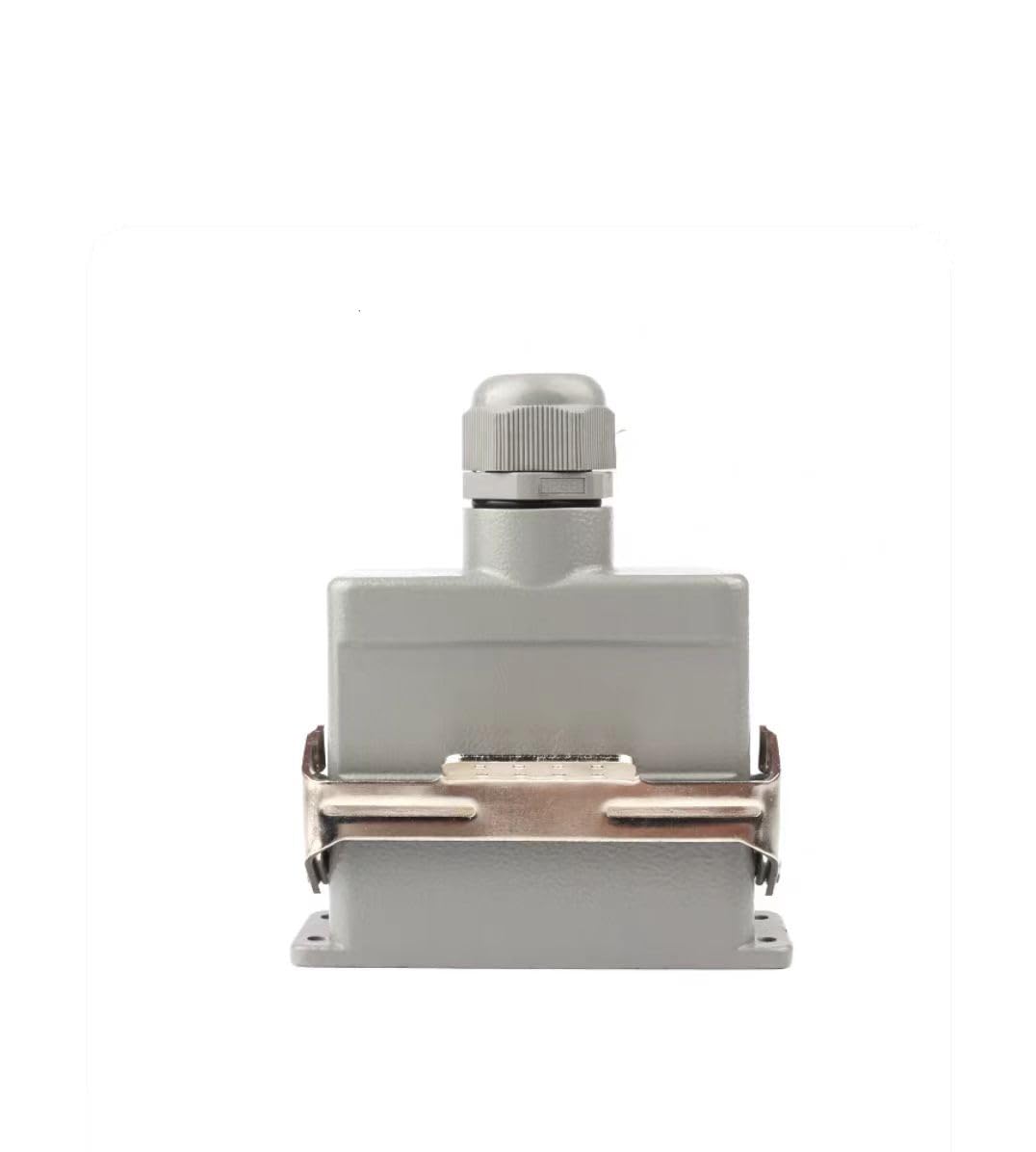 Aviation Connector HDC-HA-016-1, 16 Pins 16A Waterproof Socket for Industrial Automation and Machinery(Side exit)