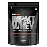 FUELONE Impact Whey Protein Powder, Cold Coffee (1kg / 2.2lbs) 1kg