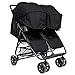 The Twin+ (Zoe XL2) - Best Double Stroller - Everyday Twin Stroller with Umbrella - UPF 50+ - Tandem Capable