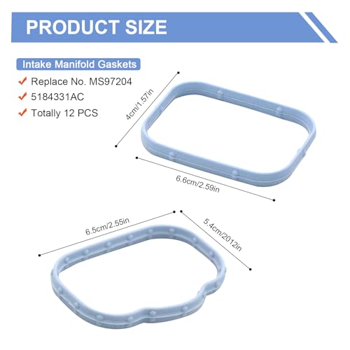 Image of MS97204 11-10364-01 Engine Intake Manifold Gasket Set for 2011-2017 Chrysler