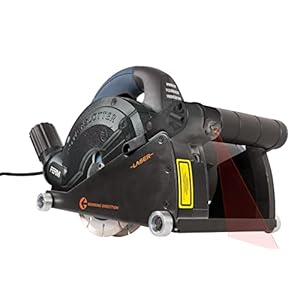 Ferm Muurfrees, sleuffrees, 1600 W, 2 diamantschijven 150 mm, lasergeleiding, stofafzuigadapter, nylon draagtas