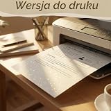 Acidea 50 arkuszy papieru w kolorze kości słoniowej A4, 120 g/m², kremowy papier A4, jednostronny papier z płatkami złotej folii, papier rękodzielniczy, papier kolorowy, papier na dyplomy/dokumenty