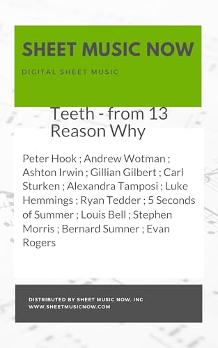 Teeth - from 13 Reason Why (English Edition) - Hook, Peter