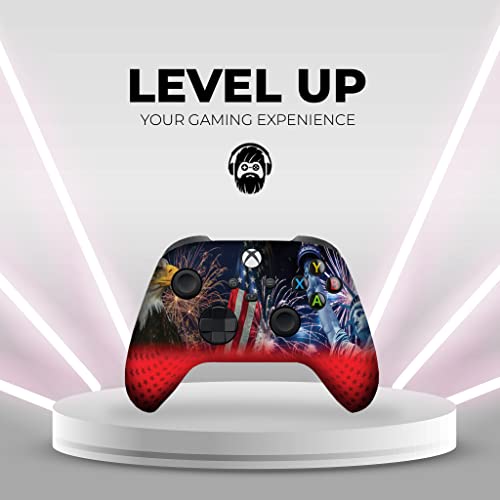 Dreamcontroller Original Xbox Wireless Controller Special Edition Customized Compatible With Xbox One S/X, Xbox Series X/S & Windows 10 Made With Advanced Hydrodip Print Technology(Not Just A Skin) #TOP5